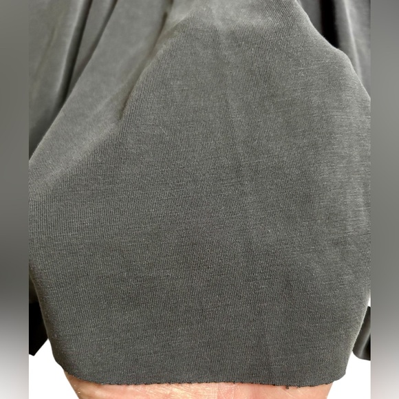 FREE PEOPLE Cupro Criss Cross Cap Sleeve Minidress/Tunic In Black Sz S/M ✨EUC✨ - Picture 5 of 8